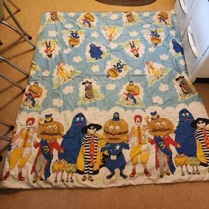Vintage 1978 Ronald McDonald and Friends Quilt